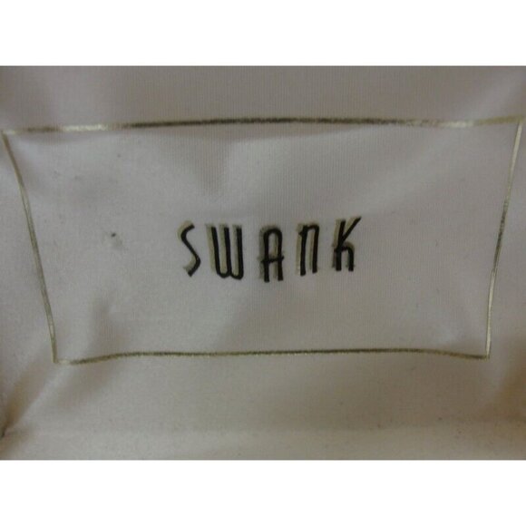 Swank Tiger Eye Cufflinks Mesh Set Gold Tone Wedding Tux Vintage IOB - Picture 4 of 16